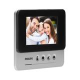 Philips WelcomeEye Compact Zestaw wideodomofonowy bezsłuchawkowy kolor LCD 4,3" menu OSD stero 53110