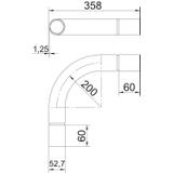 SB50 W V4A, Kolanko rurowe