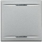 AXOLUTE MYHOME - KLAWISZ 2 FUNKCJI 2M ALUMINIUM, Bticino