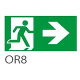 Piktogram wyjście w prawo do ORION - OR8