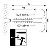 Uchwyt USMH-25 BIS (25szt) OPATÓWEK