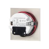 DRACO LED NEW 1,5W oprawa schodowa podtynkowa 12VDC 30lm 6000K satyna czujnik ruchu i zmierzch AD-OS