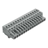 Gniazdo MCS‑MIDI Classic 15‑biegunowe szare raster 5mm 231‑115/008‑000 /25szt./ WAGO