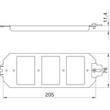 MTU3, WSPORNIK DO MONT.PUSZEK GB3
