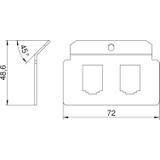 MTM2B, PŁYTKA WSPORNIKA