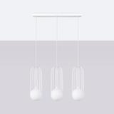 Lampa wisząca BRINA 3L biała