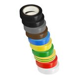 Zestaw 10 taśm 15mm, 2x czarna, szara, brązowa, niebieska, żółta, zielona, żółto-zielona, czerwona,