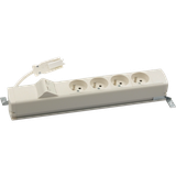 SIMON 480 TS48-110E400K0-33 Listwa standardowa 4 gn. typ E i płytka 2xRJ45 keystone; złącze w układz