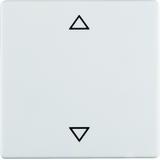 BERKER Q.x Klawisz z nadrukiem symbolu strzałki biały aksamit 16206079 HAGER