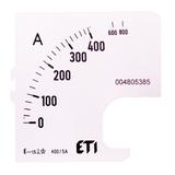 E72 400A SKALA WYMIENNA DO AMPEROMIERZA EQ72 - 400A