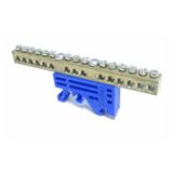 Z-3103 Zacisk ochronny otwory: 15x4mm2 niebieski  SIMET