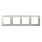 SZAFIR Ramka poczwórna do łączników IP-44 - kolor kaszmirowy beż