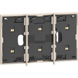 LIVING NOW 'MY HOME' - RAMKA STYKOWA - 2+1 MODUŁ - PIASKOWY BEŻ, Bticino