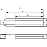 Świetlówka LED 5W=9/11W 520lm 3000K barwa ciepła LED PLS 5W 830 2P G23 3 lata gw. PHILIPS