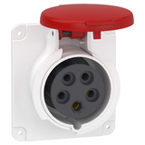 Gniazdo Pratika 16A 3P-N-E 380-415V IP44 50-60Hz PKY16G435