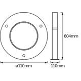 ENDURA STYLE LANTERNFLARE60CM 7WDG LEDV Oprawa zewnętrzna