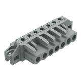 MCS-MIDI Classic gniazdo kątowe 7-bieg. szare raster 5 mm