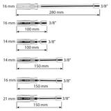 Zestaw nasadek na przegubach, do świec zapłonowych 6 szt.