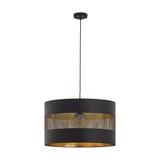 Alessio 1P E27 lampa wisząca max. 60W czarno-złota AD-LD-6243BCE27T ORNO