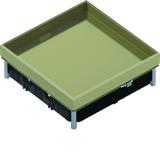 tehalit.VE-EE Pokrywa pełna IP54 5kN MKQ12 244x244 25mm mosiądz MKQ120BL25 HAGER
