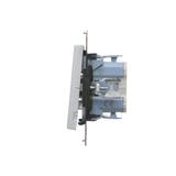 Simon 55 Łącznik świecznikowy szybkozłączka Aluminium mat TW5.01/143 KONTAKT