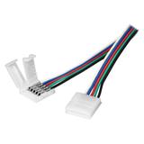 Złączka LED RGBW 12mm dwustronna z przewodem