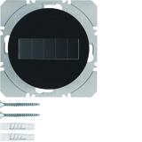 BERKER R.1/R.3 KNX RF przycisk radiowy pojedyncza płaski z baterią słoneczną czarny 85655131 HAGER