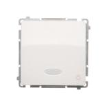 Simon Basic Przycisk światło z podświetleniem LED na 24V 10A 24V szybkozłączka biały BMS1L24V.01/11 KONTAKT