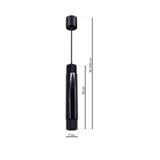 Milagro lampa wisząca Marble GU10 czarna ML6339