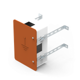 SKRZYNKA KONTROLNA DO ELEWACJI BRĄZOWA 68.4/BR