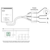 Automat zmierzchowy z wewnętrznym czujnikiem światłoczułym AZH-24V F&F