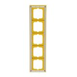 AXCENT Ramka 5-krotna  żółty