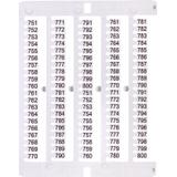 Oznacznik 751 do 800 (100 szt.) ES-NU0851751 003903092 ETI