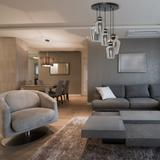 lampa wisząca Richmond 5xE27 czarno/złota MLP6542 Milagro