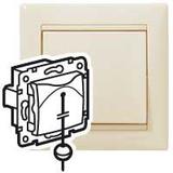 VALENA PRZYCISK JEDNOBIEGUNOWY Z CIĘGNEM KREM 10A-250V~, Legrand