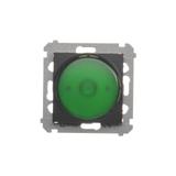Simon 54 Sygnalizator świetlny LED – światło zielone 230V czarny DSS3.01/49 KONTAKT