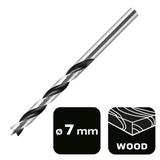 Wiertło do drewna spiralne 7x105mm GRAPHITE 57H274 GTX 57-274 GTX Poland