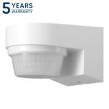 Czujnik ruchu PIR hermetyczny czujka ścienna LED 2000W 240st. IP65 biały OR-CR-289/W ORNO