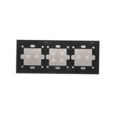 Simon 54 Touch Panel dotykowy S54 Touch 3 moduły 2 pola dotykowe poziome + 4 pola dotykowe + 2 pola dotykowe poziome srebrna mgła DSTR3242/71 KONTAKT