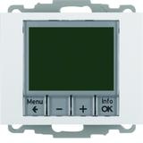 BERKER K.1 Regulator temperatury ze sterowaniem czasowym z stykiem zwiernym i elementem centralnym b