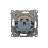 Simon 54 Gniazdo z/u i przesłonami 16A szybkozłączka kremowy