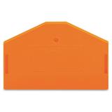 ścianka końcowa pomarańczowa