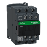 Stycznik pomocniczy, TeSys Deca, 3NO 2NC, cewka 12VDC, zaciski skrzynkowe