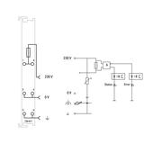 moduł zasilający 230V AC bezpiecznikowy