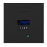 "NOEN USBQ, port modułowy 45x45mm z ładowarką USB quick charge 3A/5V