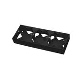 IMPRESJA Puszka instalacyjna potrójna - kolor czarny metalik