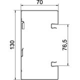 GS-S70130RW, Kanał podparapetowy 70X130 CZ.B.
