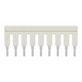 mostek grzebieniowy 9-biegunowy jasnoszary