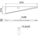 AW 55/91, WSPORNIK WIESZAKOWY 910MM