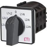 Przełącznik woltomierzowy 3f, 3f-N CS 25 66 U 004773090 ETI